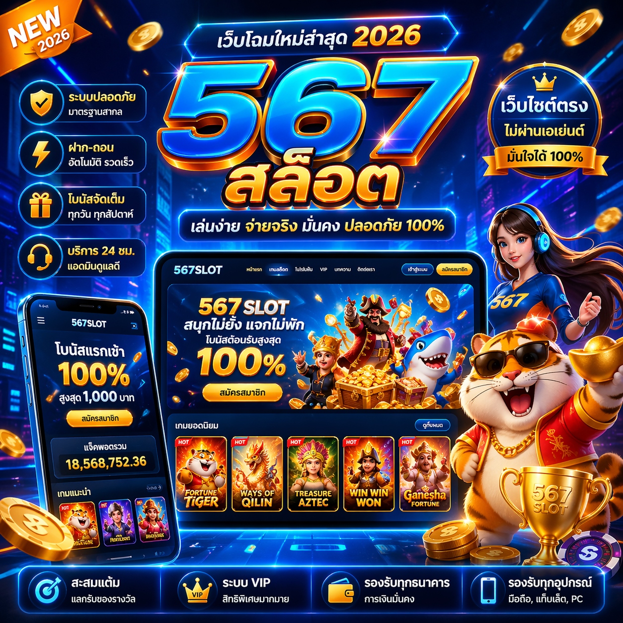 567 สล็อต เว็บเกมสล็อตออนไลน์ยุคใหม่ เล่นง่าย