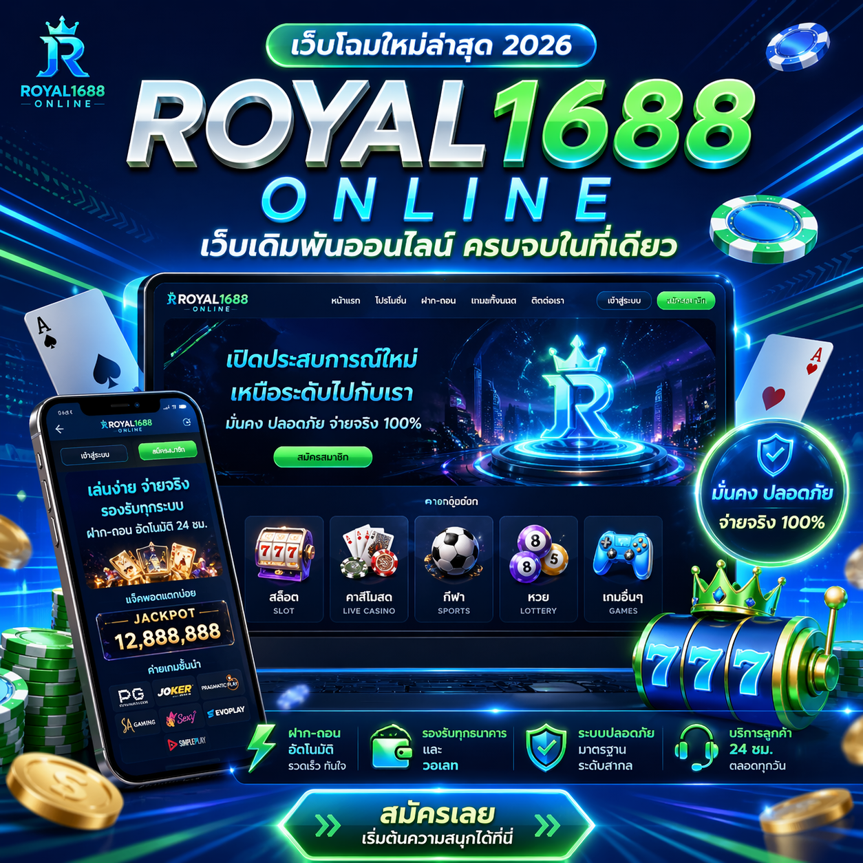 Royal1688 Online ครบจบในที่เดียว ยุคใหม่ 2026