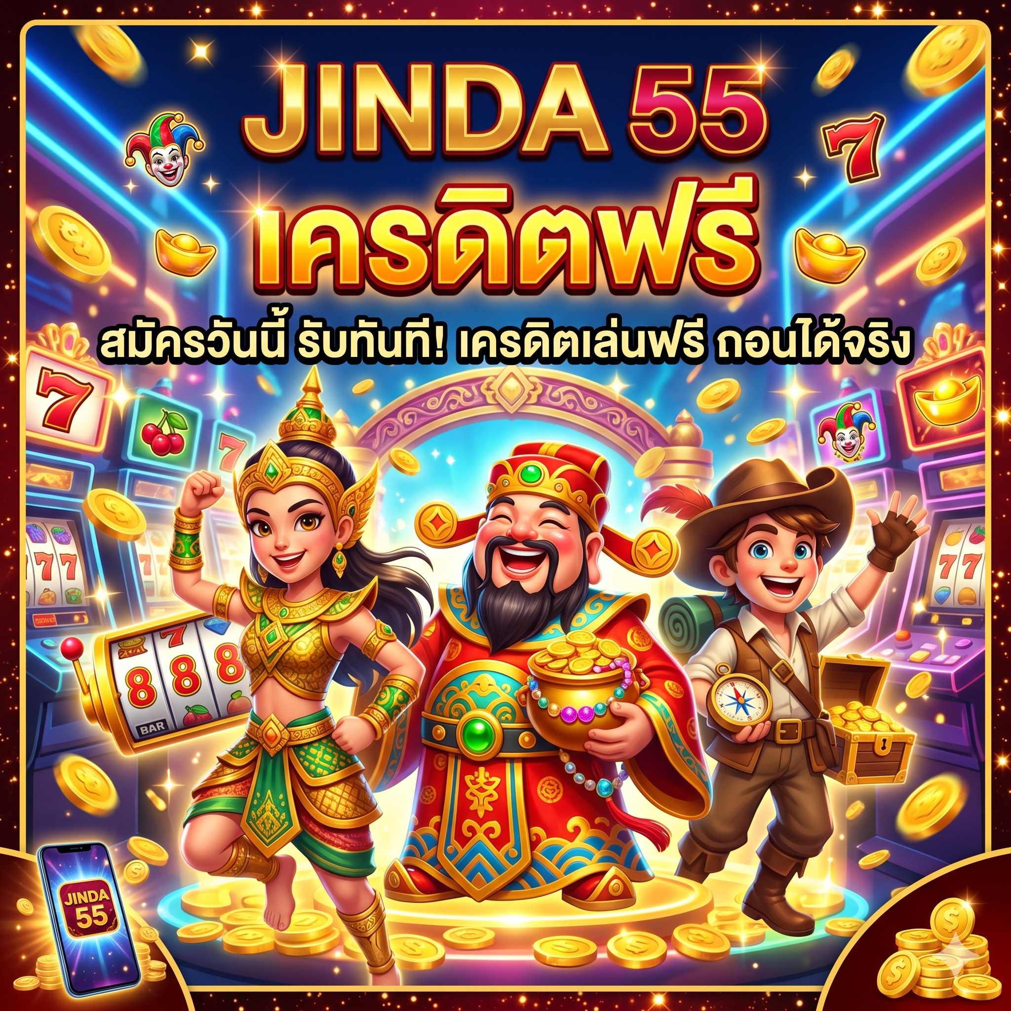 jinda 55 เครดิตฟรี