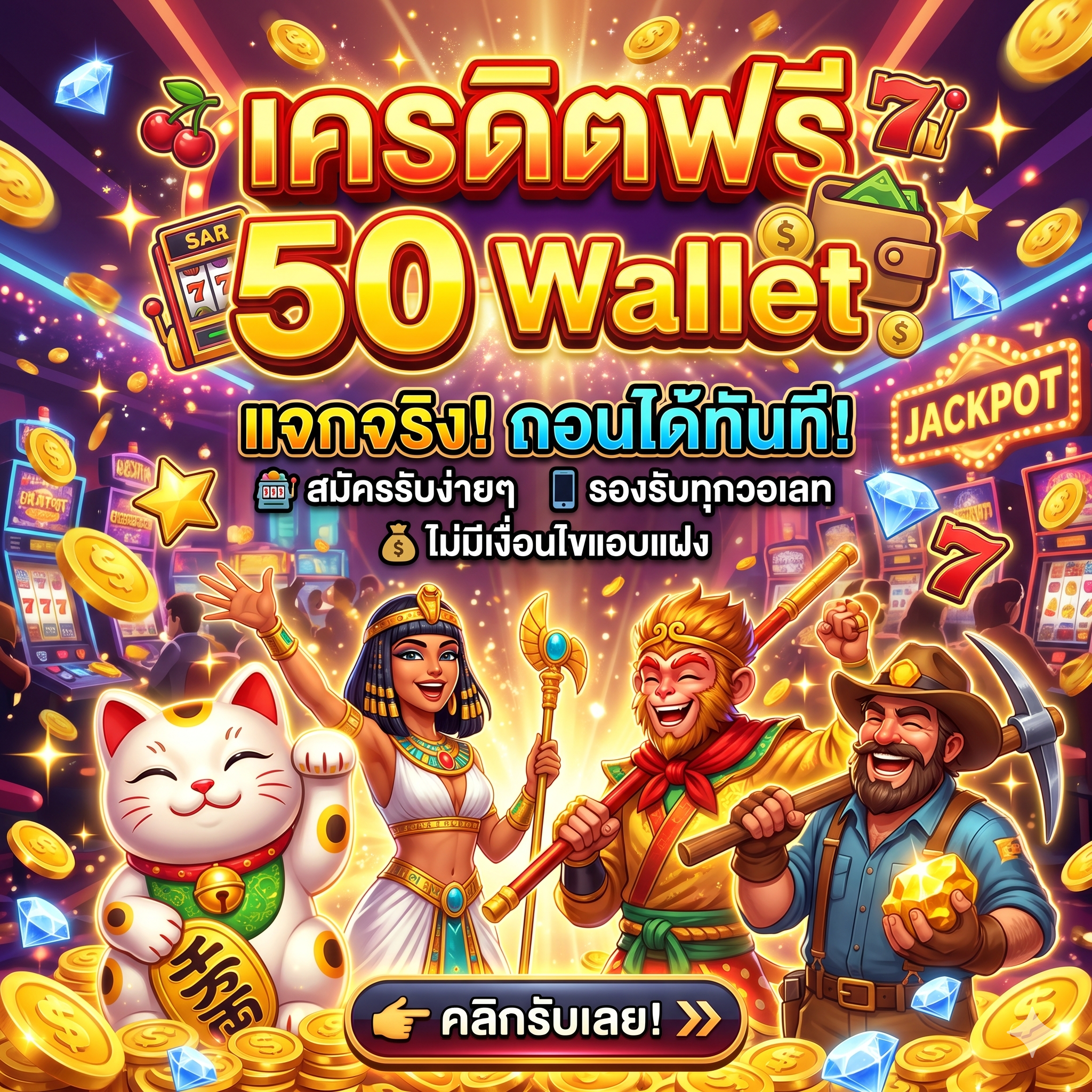 เครดิตฟรี 50 wallet