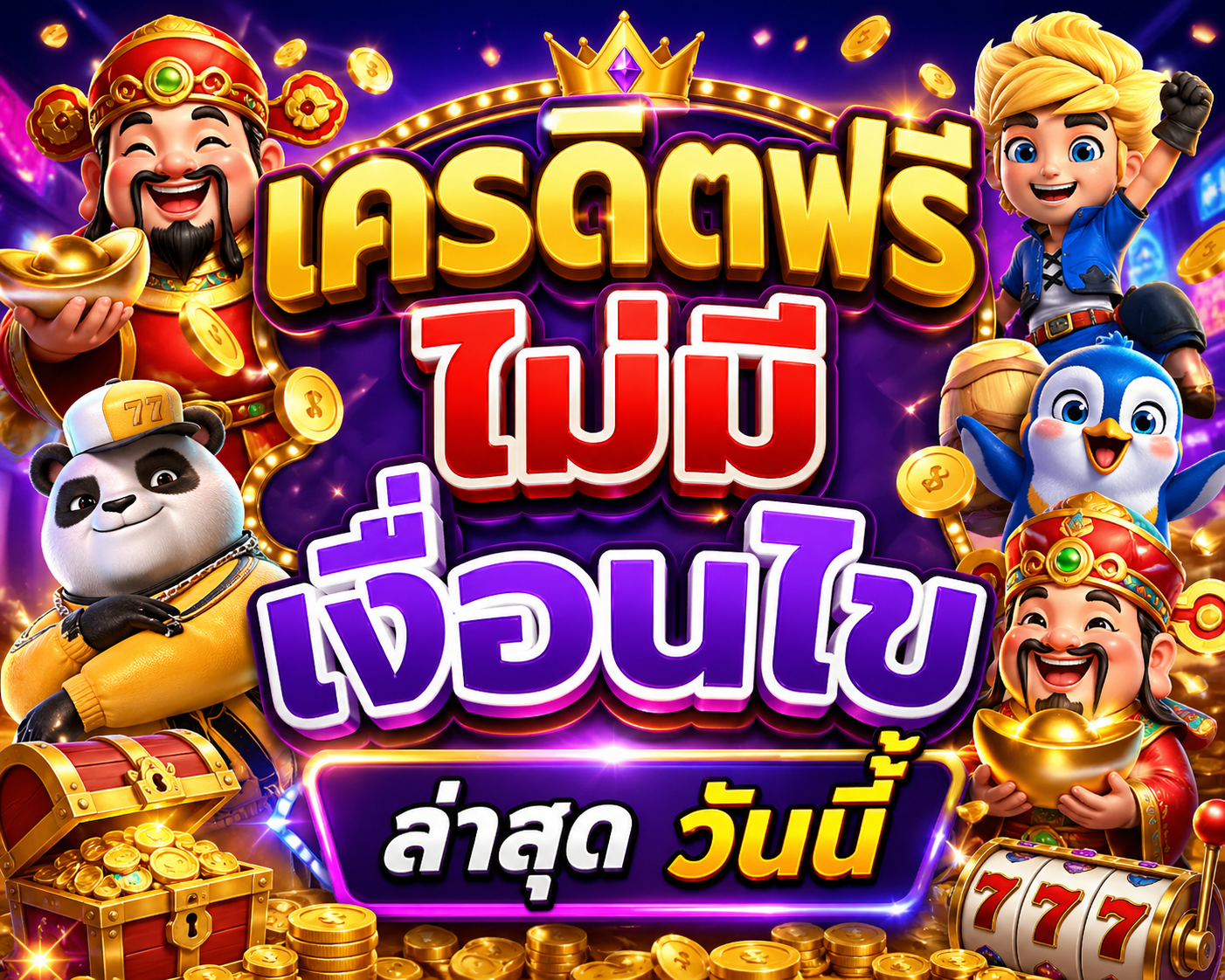 เครดิตฟรี ไม่มี เงื่อนไข ล่าสุด วันนี้
