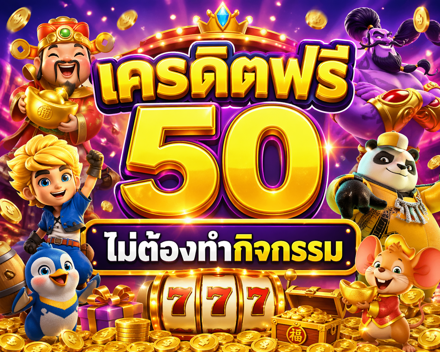 เครดิตฟรี50 ไม่ต้องทำกิจกรรม