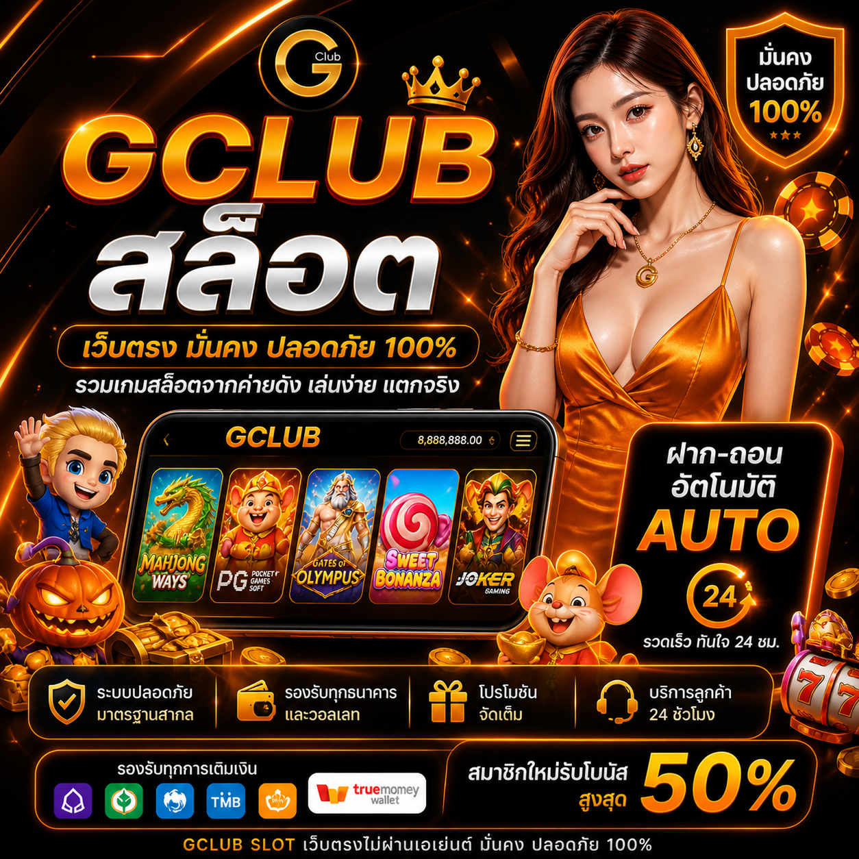 gclub สล็อต เว็บตรงยอดนิยม เล่นง่าย แตกไว