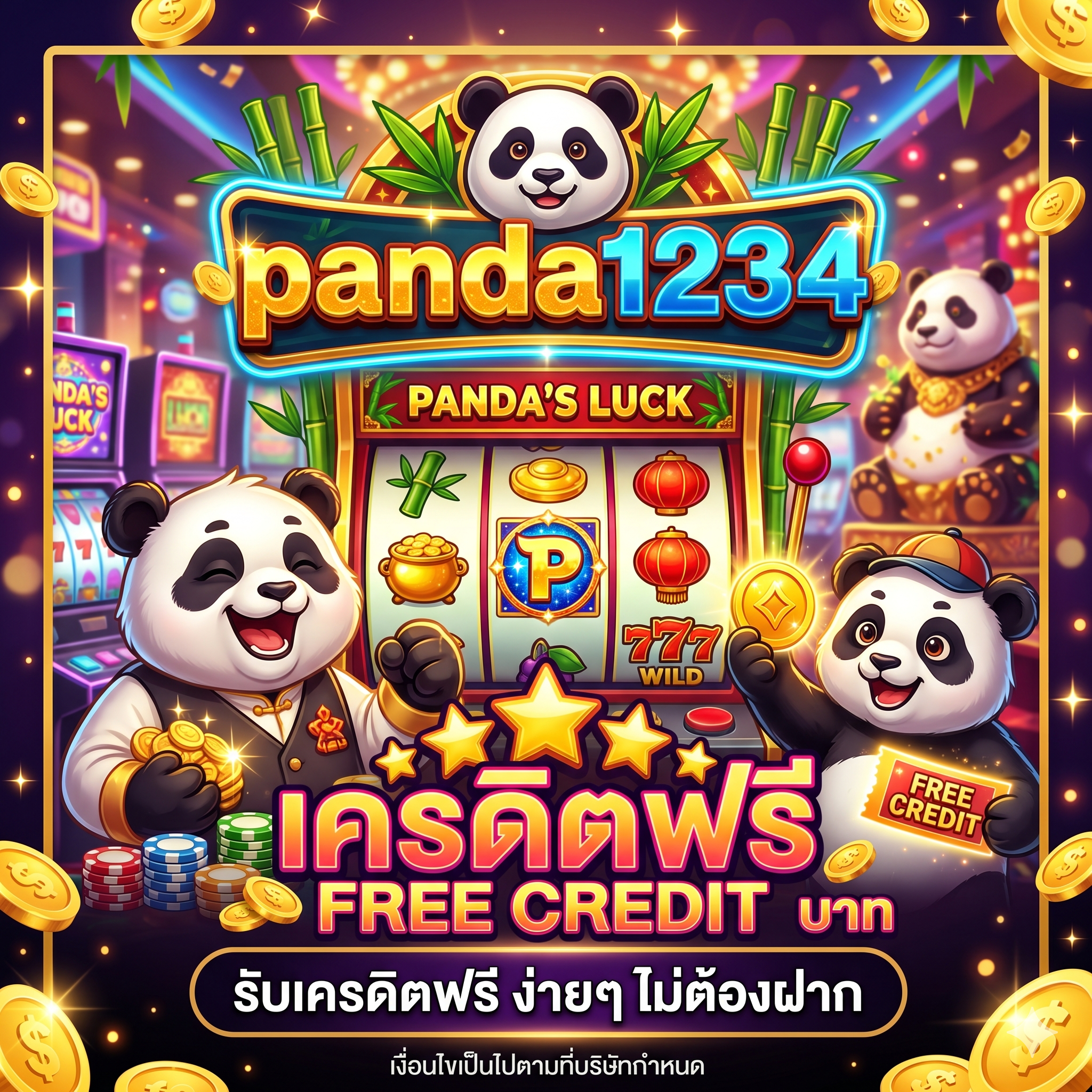 panda1234 เครดิตฟรี
