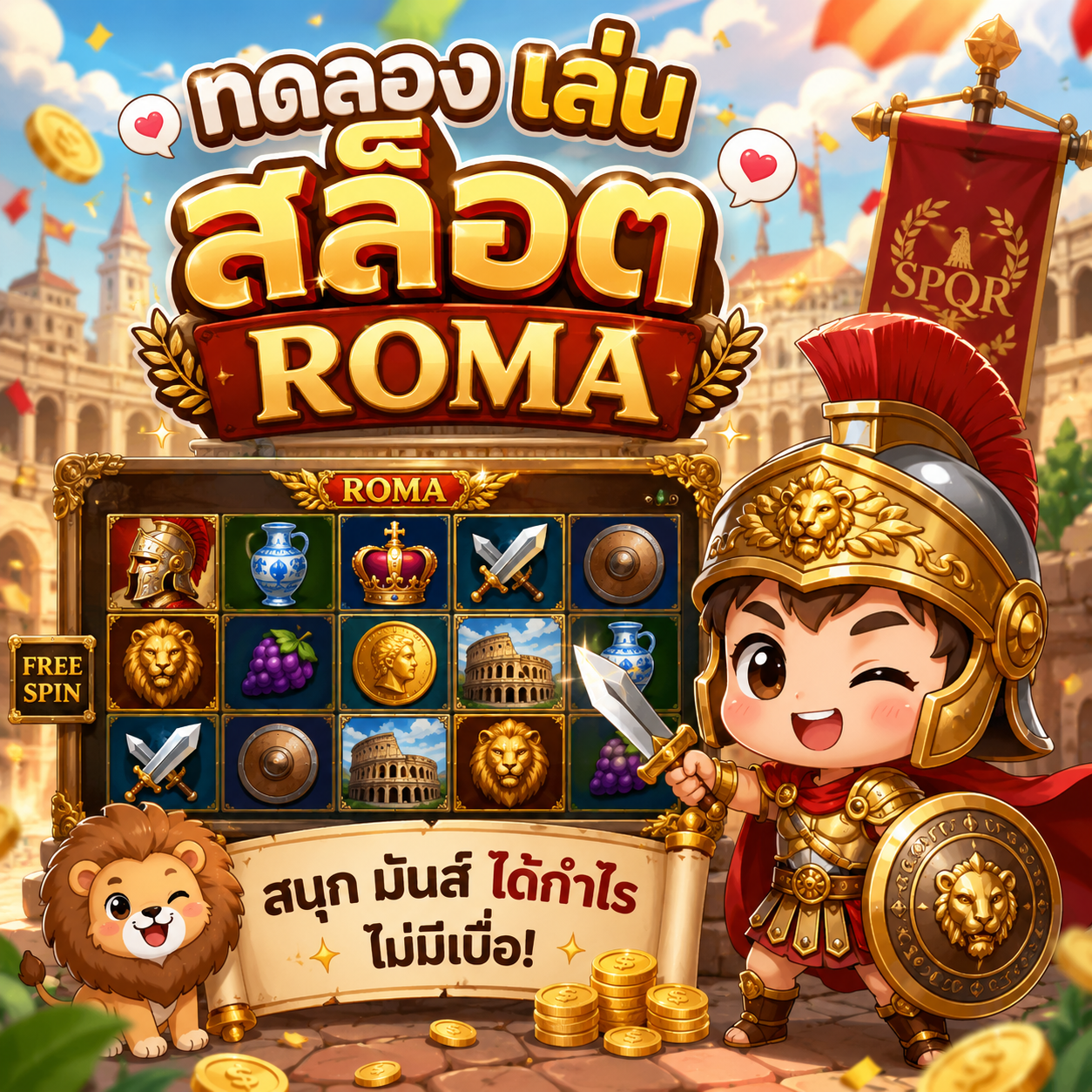 ทดลอง เล่น สล็อต roma