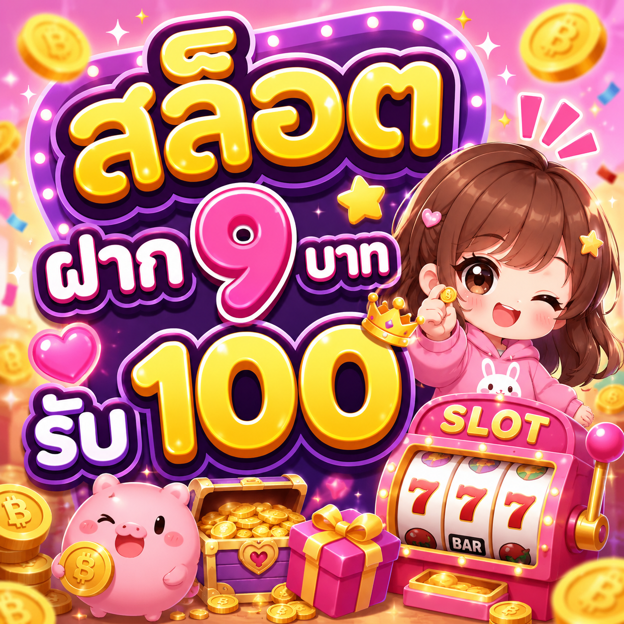 สล็อต ฝาก 9 บาท รับ 100
