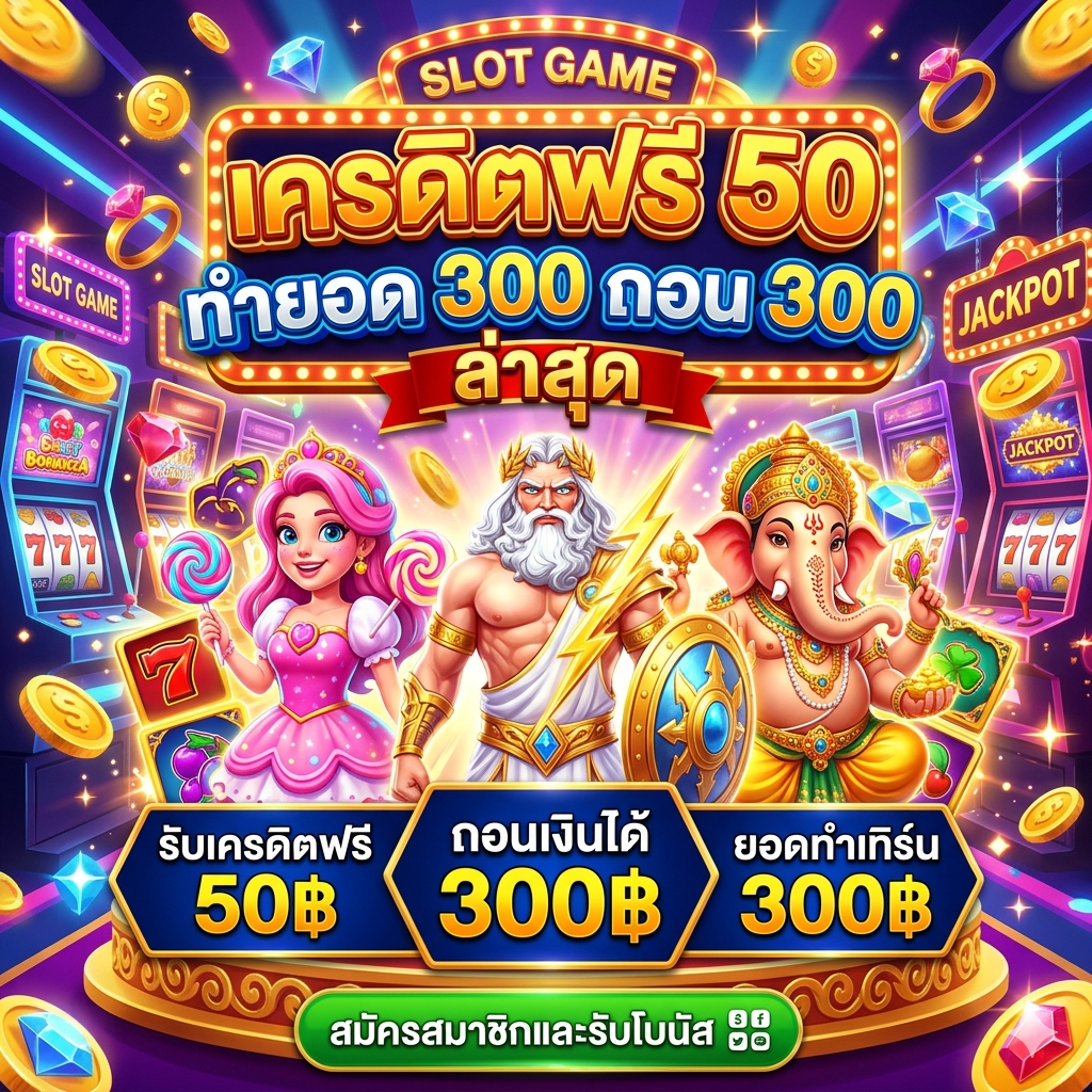 เครดิตฟรี 50 ทํา ยอด 300 ถอน 300 ล่าสุด